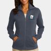 Ladies Slub Fleece Full Zip Jacket Thumbnail