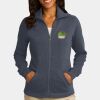 Ladies Slub Fleece Full Zip Jacket Thumbnail