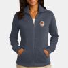 Ladies Slub Fleece Full Zip Jacket Thumbnail