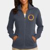 Ladies Slub Fleece Full Zip Jacket Thumbnail