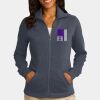 Ladies Slub Fleece Full Zip Jacket Thumbnail