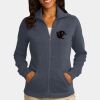 Ladies Slub Fleece Full Zip Jacket Thumbnail