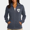 Ladies Slub Fleece Full Zip Jacket Thumbnail