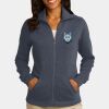 Ladies Slub Fleece Full Zip Jacket Thumbnail