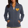 Ladies Slub Fleece Full Zip Jacket Thumbnail