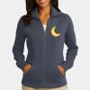 Ladies Slub Fleece Full Zip Jacket Thumbnail