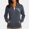 Ladies Slub Fleece Full Zip Jacket Thumbnail