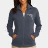 Ladies Slub Fleece Full Zip Jacket Thumbnail