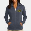 Ladies Slub Fleece Full Zip Jacket Thumbnail