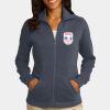 Ladies Slub Fleece Full Zip Jacket Thumbnail