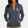 Ladies Slub Fleece Full Zip Jacket Thumbnail