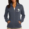 Ladies Slub Fleece Full Zip Jacket Thumbnail