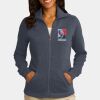 Ladies Slub Fleece Full Zip Jacket Thumbnail