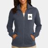 Ladies Slub Fleece Full Zip Jacket Thumbnail