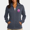 Ladies Slub Fleece Full Zip Jacket Thumbnail