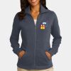 Ladies Slub Fleece Full Zip Jacket Thumbnail