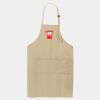 Easy Care Extra Long Bib Apron with Stain Release Thumbnail