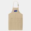 Easy Care Extra Long Bib Apron with Stain Release Thumbnail