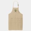 Easy Care Extra Long Bib Apron with Stain Release Thumbnail